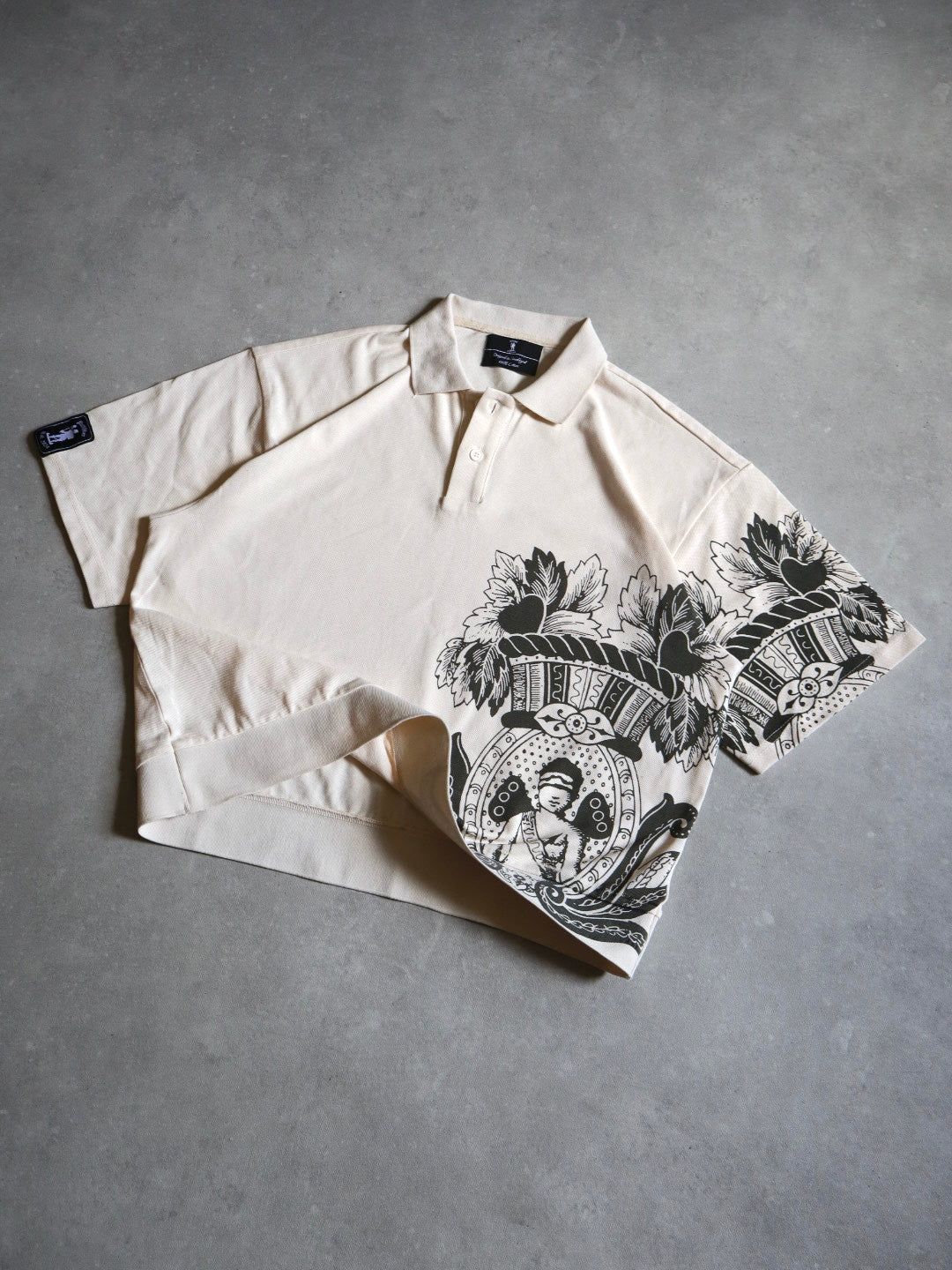 Ace of Hearts Polo (Cream)