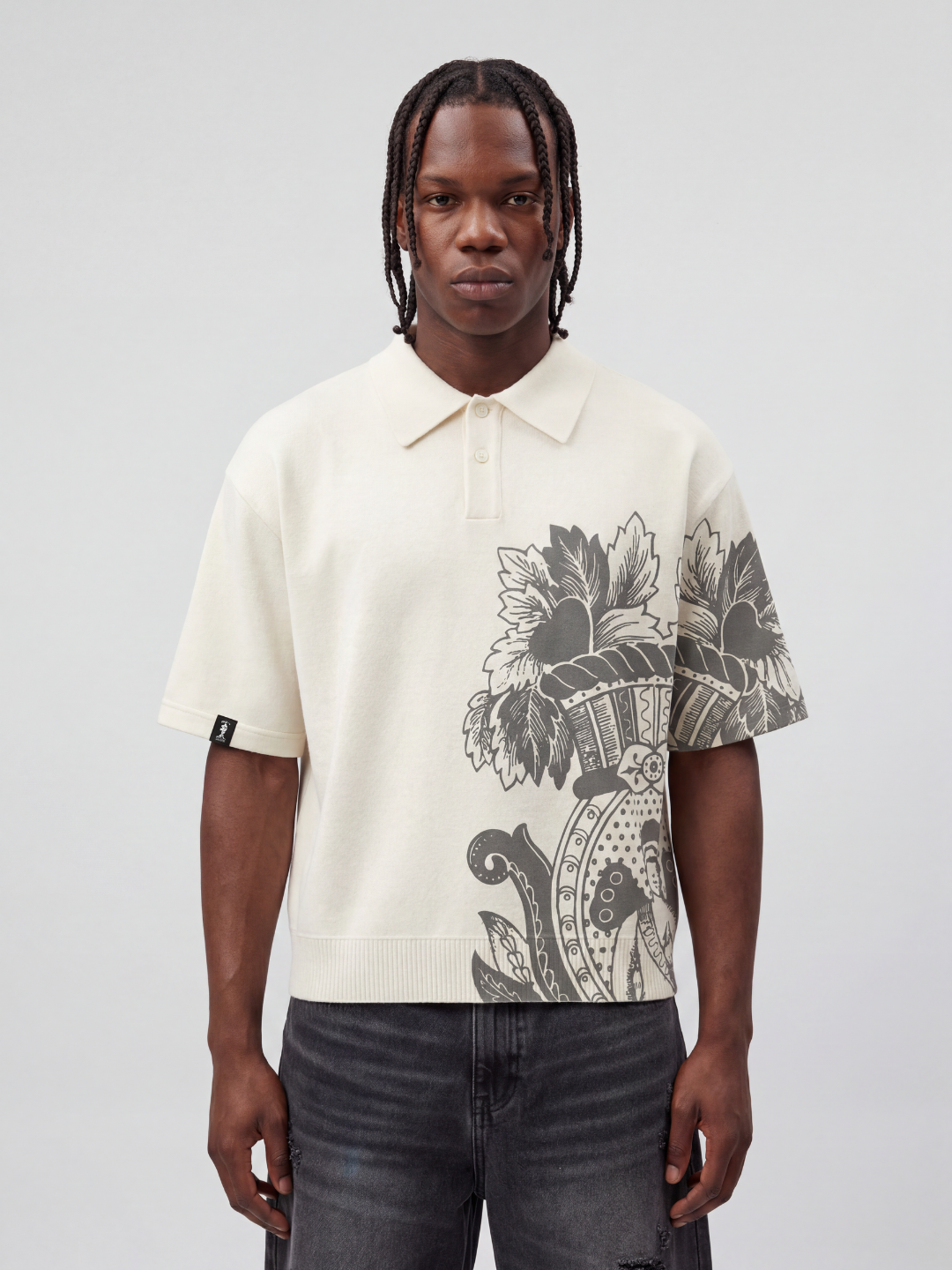 Ace of Hearts Polo (Cream)