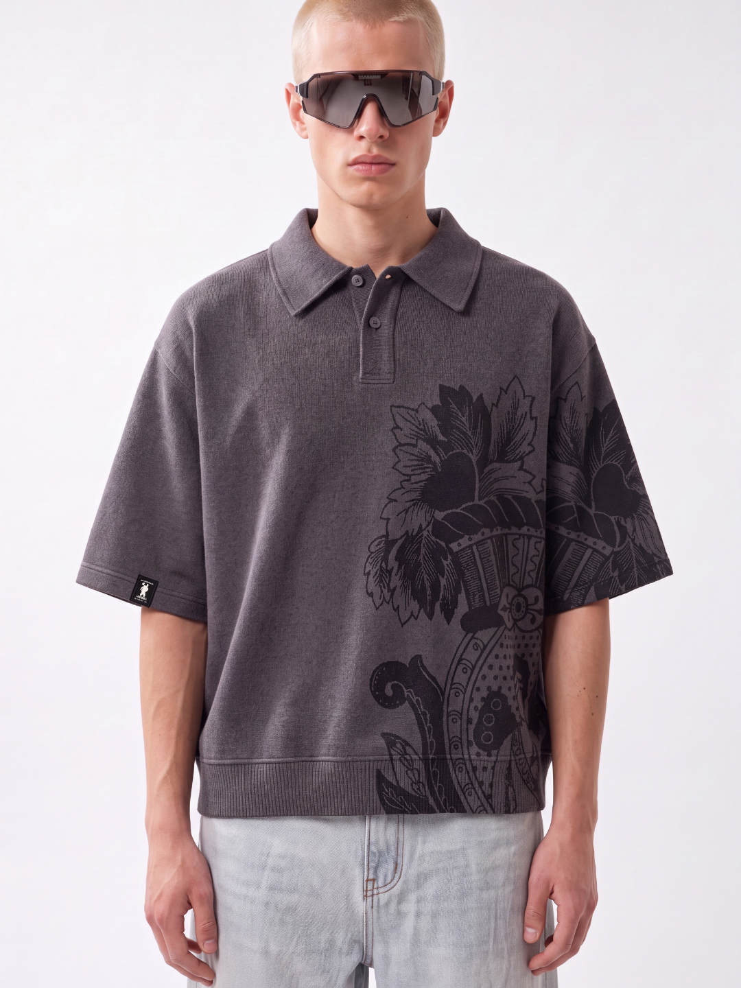 Ace of Hearts Polo (Dark-Gray)