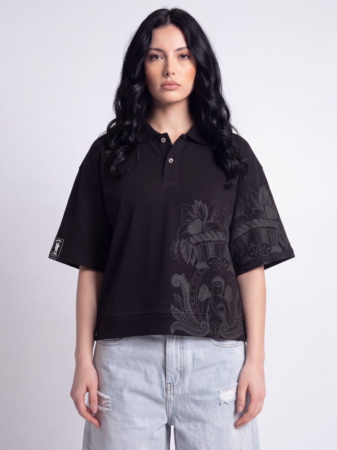 Ace of Hearts Polo (Black)